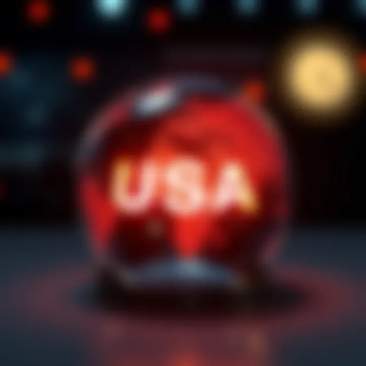 A globe highlighting the USA with other countries like the UK, Europe, Australia, and Japan in the background, emphasizing the disparity in whistleblower reports.