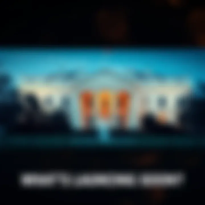 White House video deletion A screenshot of a video post from the White House with a voice asking, 'Is it launching soon?'