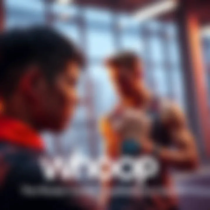 Athlete using Whoop fitness tracker during workout