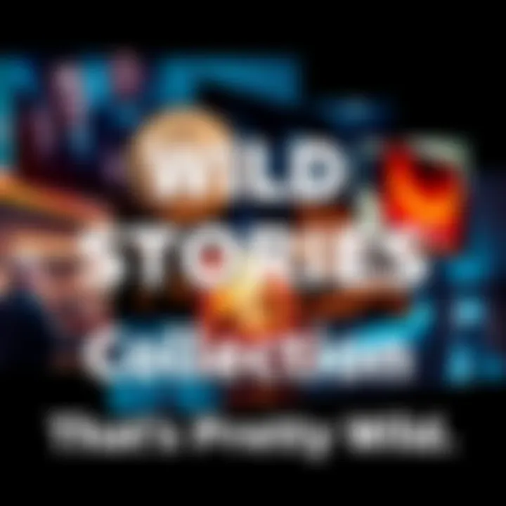 A collage of unusual and captivating stories including strange events and unique life experiences