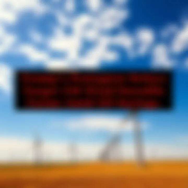 A large wind farm with several turbines in the foreground and a blue sky overhead, symbolizing renewable energy efforts amid rising oil prices.