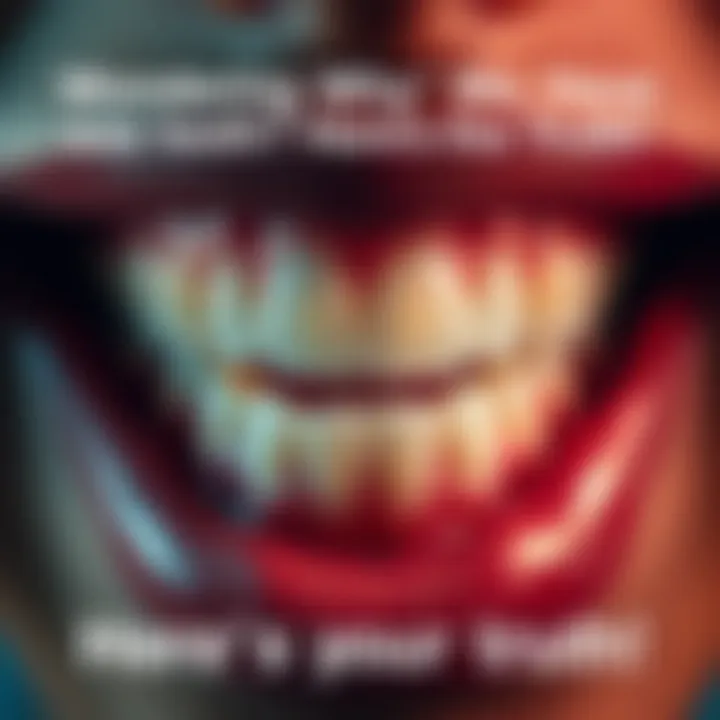 A close-up view of human teeth highlighting the wisdom teeth at the back of the mouth