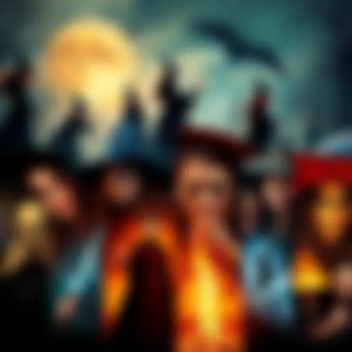 Collage of popular witch movie posters showcasing various witches and themes