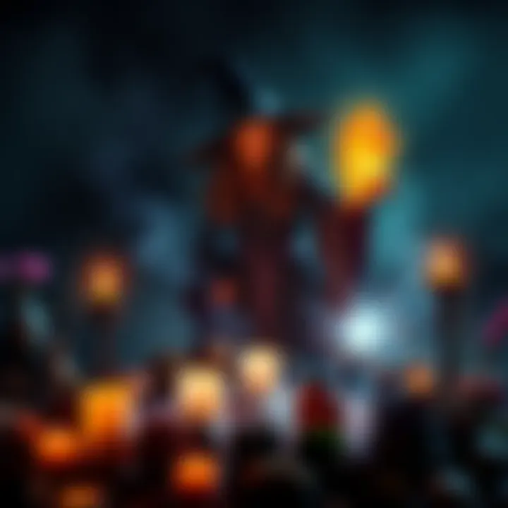 A witch standing in a circle of herbs and candles, focusing on a glowing crystal to enhance their health spell