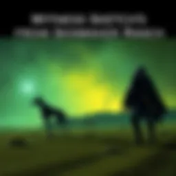 Drawings of strange entities like a shape-shifter and a dog-like creature from Skinwalker Ranch