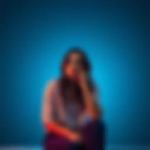 A woman sitting alone, looking thoughtful and worried, reflecting on her relationship with a Scorpio man