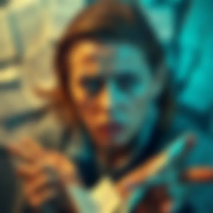 Woman in distress A woman looking worried and anxious, surrounded by notes and recordings of subliminals, representing her struggles with mental health and appearance changes.