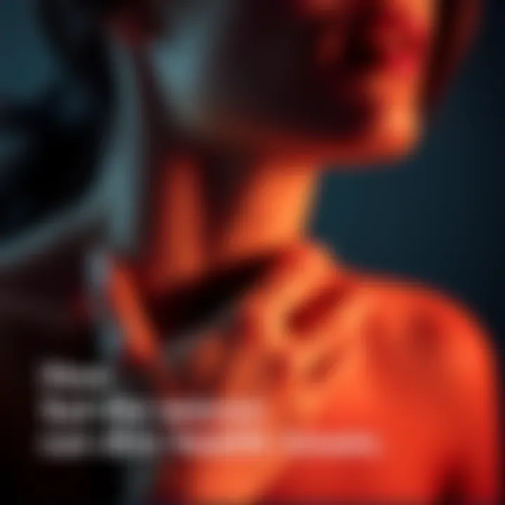 Woman holding her throat A woman gently holds her throat, looking pensive, symbolizing the connection between suppressed emotions and physical pain.
