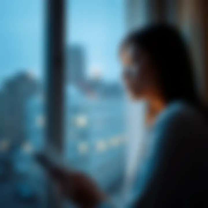 Woman Looking Thoughtfully Out a Window A woman gazes pensively out a window, reflecting on her past love and feelings of longing.