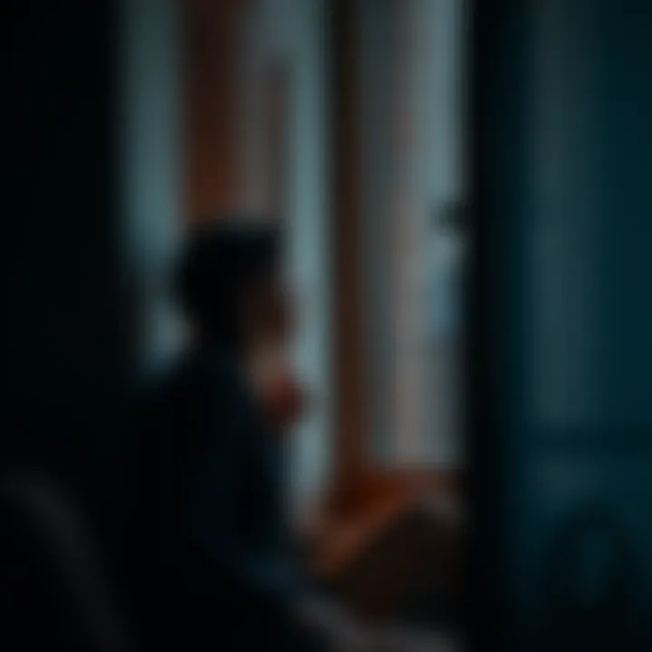 Woman Sitting Alone A 40-year-old woman looks thoughtfully out a window, reflecting on her feelings of loneliness and desire for connection.