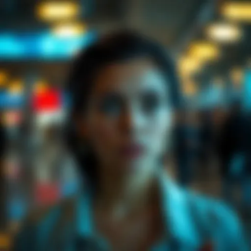Woman with a Question Mark A woman looking thoughtful with a question mark above her head, symbolizing the search for identity.