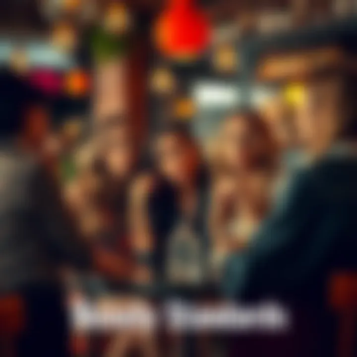 Women Discussing Beauty Standards A group of women talking about beauty standards in a cafe, displaying different styles and expressions.