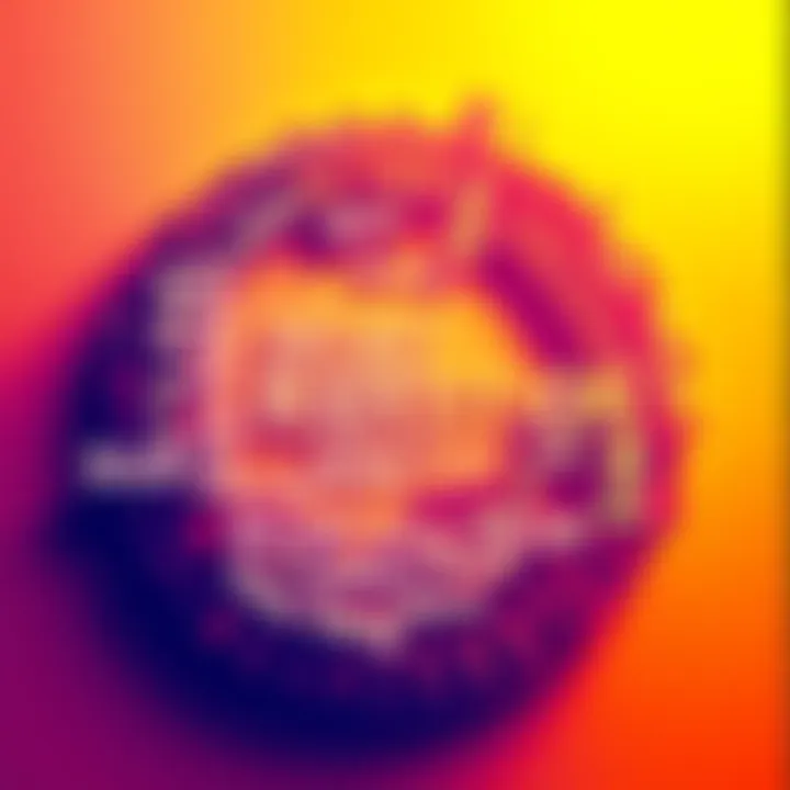 A visual of repeated words arranged in a circular pattern, illustrating the concept of language repetition in communication.