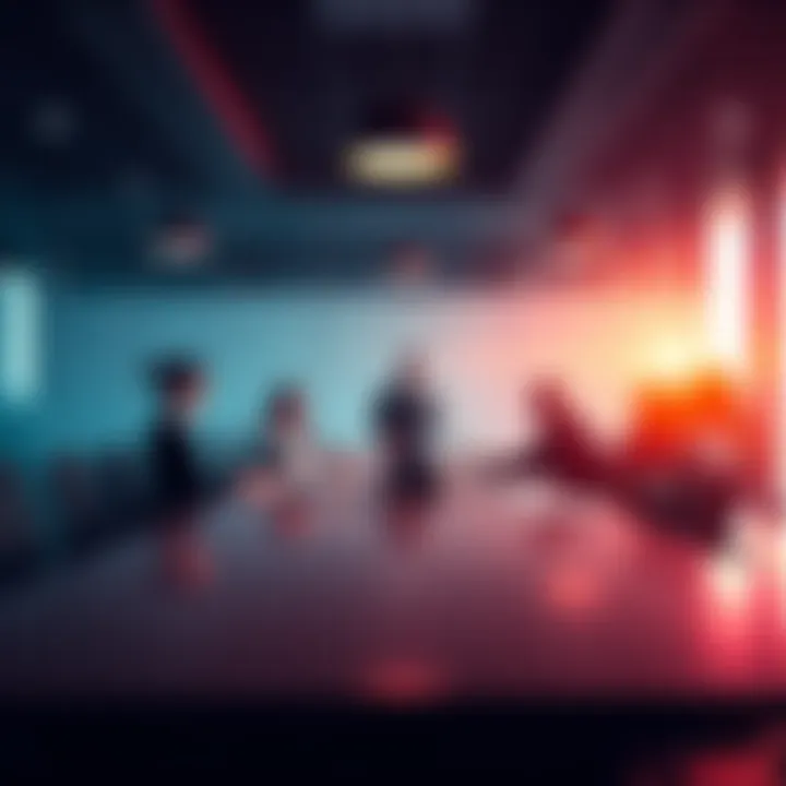 Workplace Debate on Fairness Employees discussing workplace fairness and productivity issues around a conference table