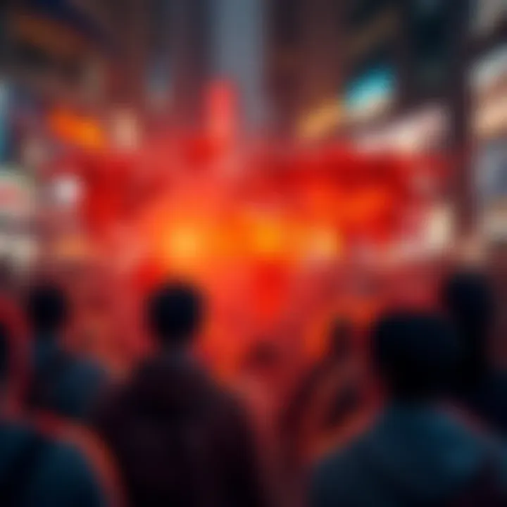 World Reaction to Violence People across the globe reacting with indifference to news of violence involving Israel and the USA, highlighting a lack of response.