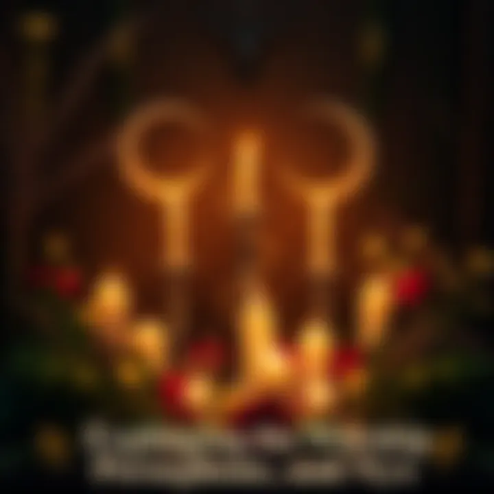 Worship of Hecate, Persephone, and Nyx A serene altar featuring candles and symbols representing Hecate, Persephone, and Nyx, surrounded by flowers and herbs.