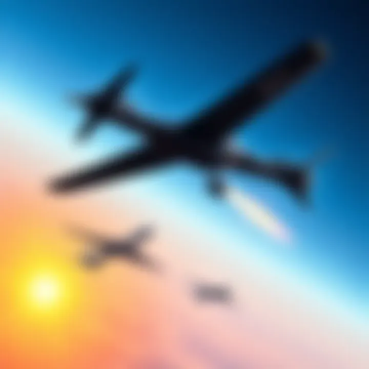 A graphic showing the X-11 drone in comparison to American Airlines Flight 11, highlighting differences between them.