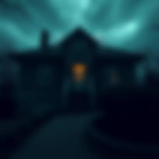 A darkened house in Nantes with a mysterious aura, hinting at a hidden story of a family's tragedy and a man's disappearance.