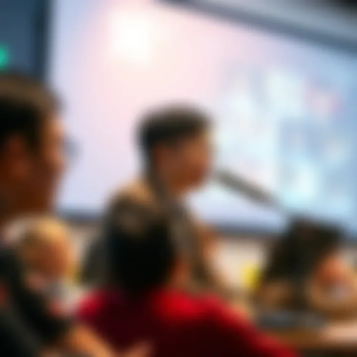 Xueqin Jiang engaging with a virtual audience during an online lesson