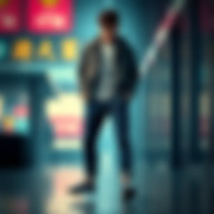 A young man walking with sagging trousers, showing the debate over this fashion choice