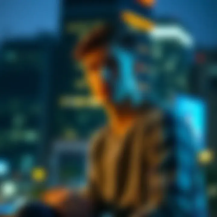 Young man looking thoughtful A young man in his twenties sitting alone, looking pensive with a city background, reflecting societal changes in relationships and singlehood.
