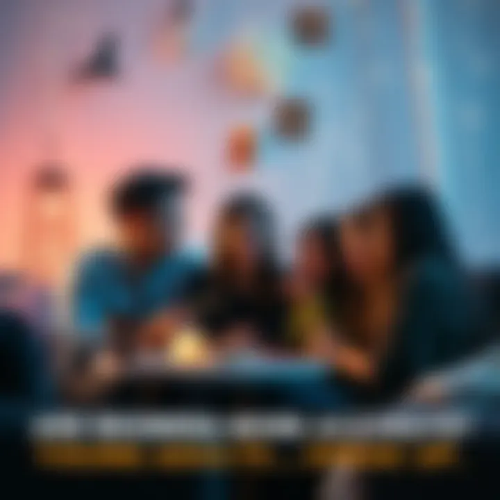 A group of young adults discussing their vivid dreams and premonitions in a cozy setting