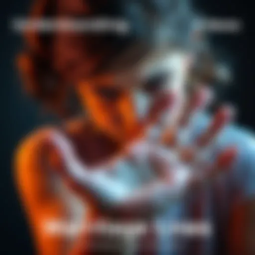 A 17-year-old girl looking closely at her palm, concerned about her marriage line and future relationships.