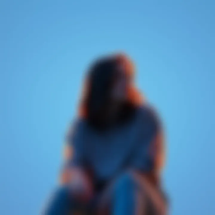 A 24-year-old woman sitting alone, looking lost in thought with a faded background, symbolizing feelings of disconnection and lack of interest in love.