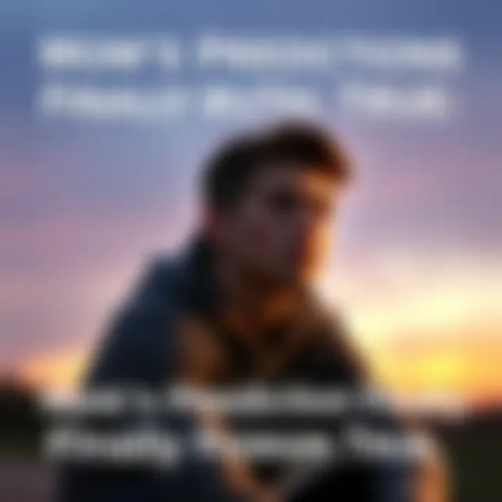 A young man sitting alone, looking contemplative with a worried expression, symbolizing reflection on past warnings from his mother.