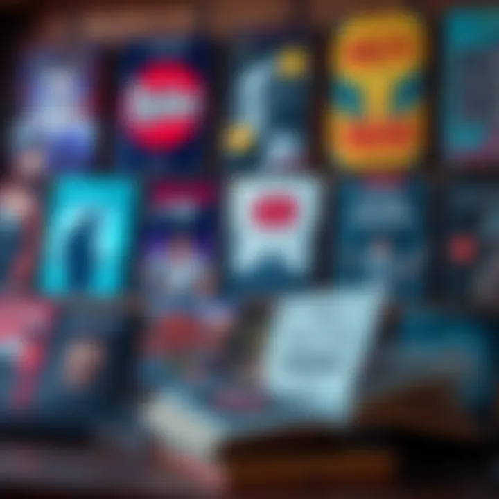 A collection of popular YouTube channels showcasing summaries of occult books with book covers and engaging thumbnails