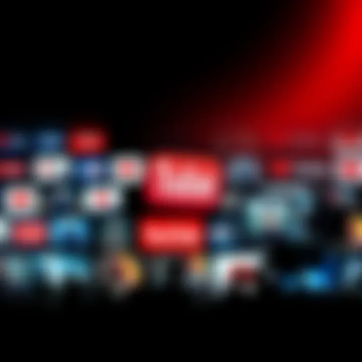 A collage of various YouTube channel logos discussing non-human intelligences with video thumbnails showcasing informative content