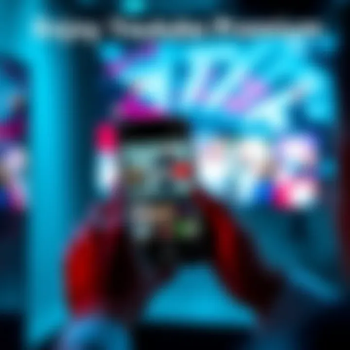 A person using a phone with YouTube open, showing ad-free content and background play