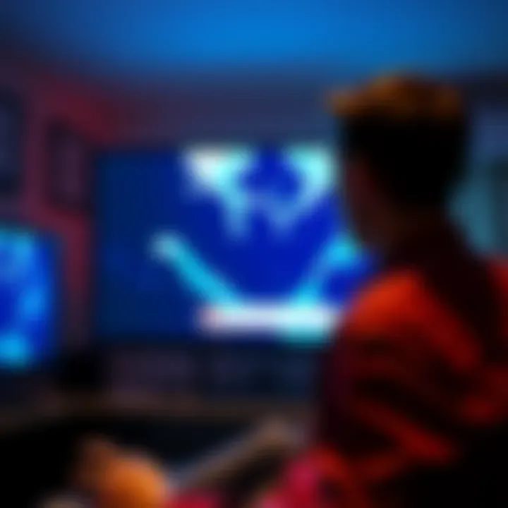 A man talking about a strange event involving a blue liquid during a YouTube short, with an error message appearing on the screen