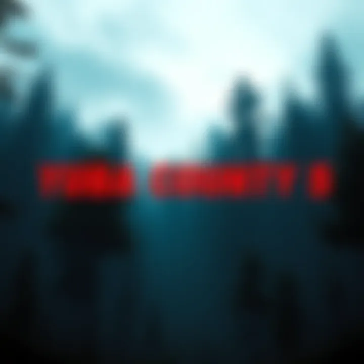 A dark forest area symbolizing the disappearance of the Yuba County 5 in 1978.