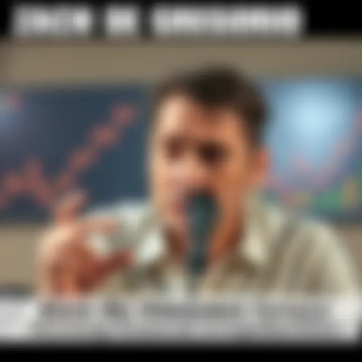 Zach De Gregorio speaks about financial irregularities at Turning Point in a video, with a concerned expression and graphs in the background.