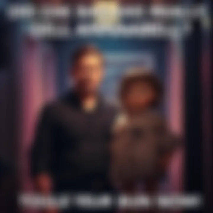 Zak Bagans standing next to the Annabelle doll in a dimly lit room