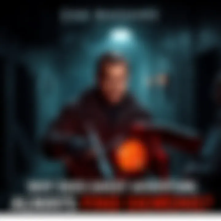 Zak Bagans investigating a dark, eerie location with paranormal equipment around him
