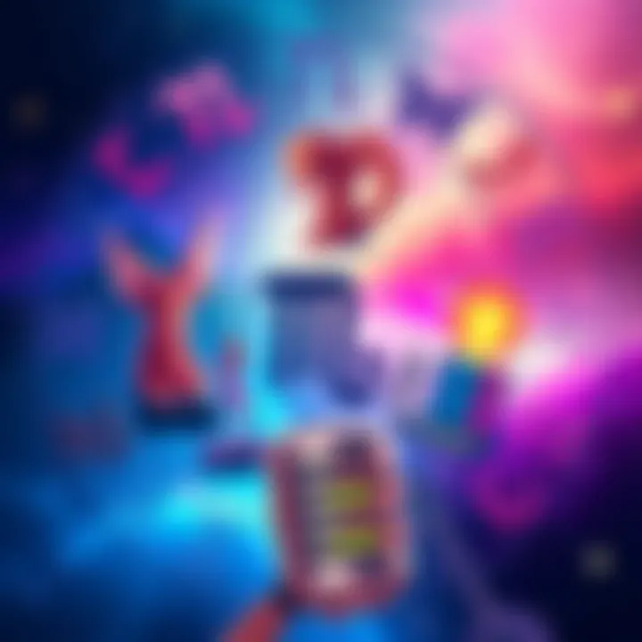 Illustration of zodiac signs surrounded by different musical genre symbols, representing each sign's unique sound identity.