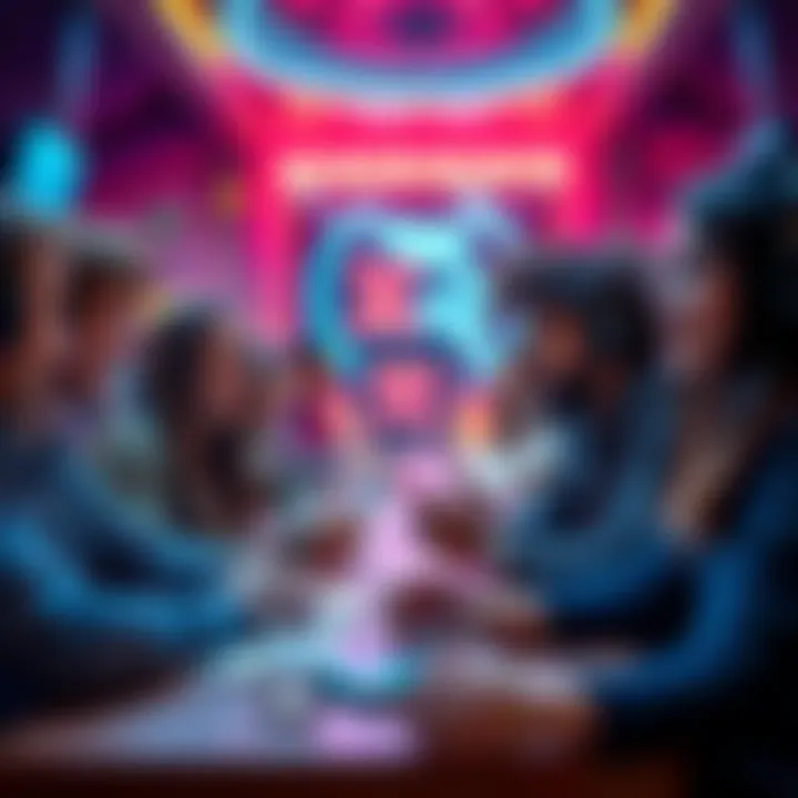 Participants engaging in a fun game sharing their first thoughts on zodiac signs like Pisces, Sagittarius, and Leo.