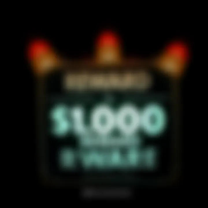 A poster displaying a $1000 reward for information about the Zodiac Killer, featuring a dark background and bold text.