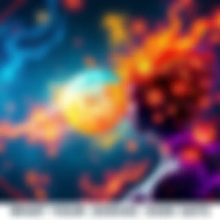 A cosmic representation of zodiac signs and their traits intertwined with human characteristics