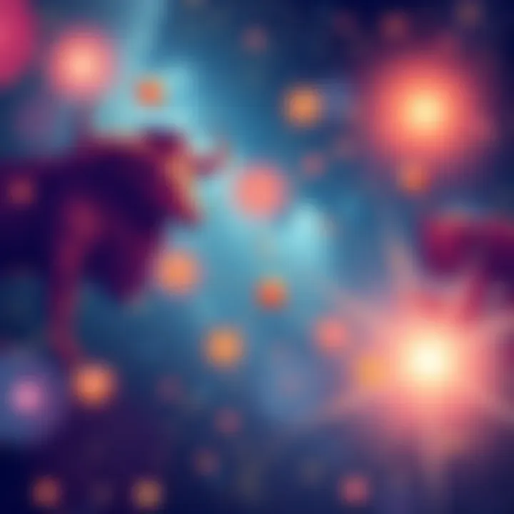 An illustration of zodiac signs like Taurus, Scorpio, and others connected by lines, symbolizing love and friendship among them.