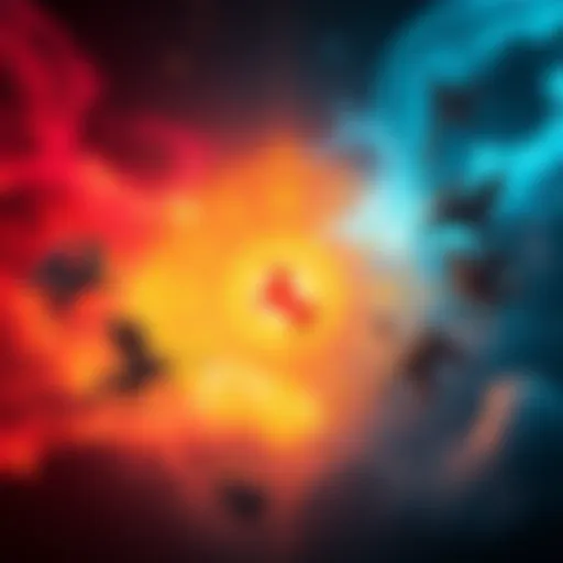 A visual representation showing various zodiac signs surrounded by symbolic archons, illustrating their influence on personality and fate.