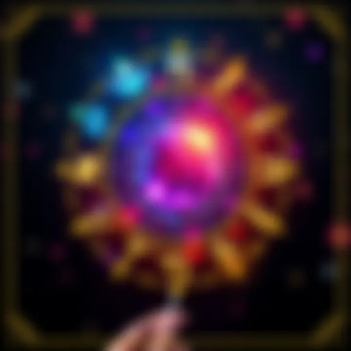 Colorful zodiac symbols with stars reflecting attraction vibes