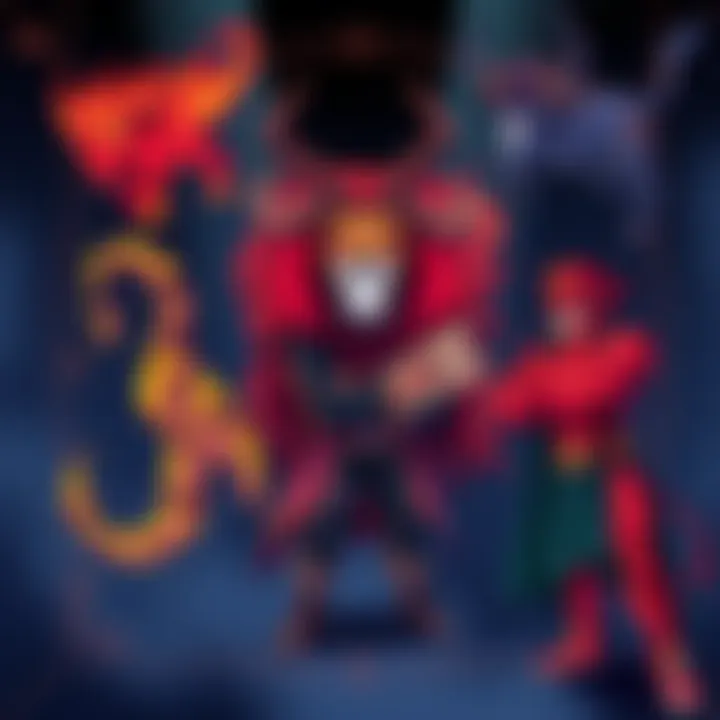 Illustration of zodiac signs Aries, Taurus, Leo, Capricorn, and Scorpio personified as strong characters, with Aries and Leo depicted as fiery figures confrontationally facing authority, Taurus standing stubbornly, Capricorn looking determined, and Scorpio crossing their arms defiantly.