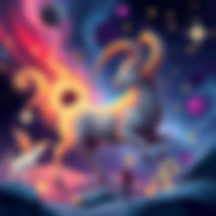 An illustration showing Capricorn with its best and worst zodiac signs, highlighting relationship compatibility.