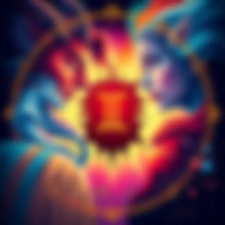 Illustration showing various zodiac signs clashing, with Gemini symbol highlighted.