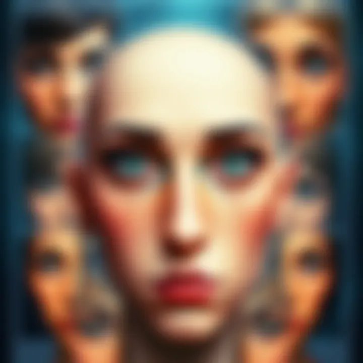 A collage of faces representing different zodiac signs, showing various eye expressions that reflect their personality traits.