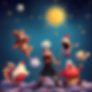 Cartoon illustrations of each zodiac sign showcasing their funny stereotypes, with Aries acting dramatic and Pisces looking dreamy.