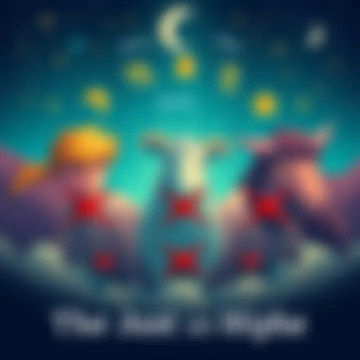 Illustration showing different zodiac signs with common stereotypes crossed out, emphasizing the truth behind each sign.